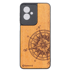 Drewniane Etui Bewood do Motorola G55 5G TRAVELER MERBAU
