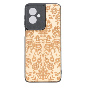 Drewniane Etui Bewood do Motorola G55 5G POLSKI FOLK ANIEGRE