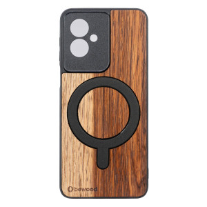 Drewniane Etui Bewood do Motorola G55 5G MANGO z MagSafe
