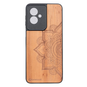 Drewniane Etui Bewood do Motorola G55 5G MANDALA JABŁOŃ