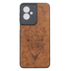 Drewniane Etui Bewood do Motorola G55 5G JELEŃ IMBUIA