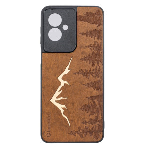 Drewniane Etui Bewood do Motorola G55 5G GÓRY IMBUIA