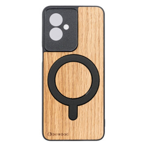 Drewniane Etui Bewood do Motorola G55 5G DĄB z MagSafe