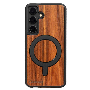 Drewniane Etui Bewood do Samsung Galaxy S25 FE 5G PALISANDER SANTOS z MagSafe