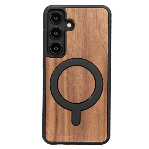Drewniane Etui Bewood do Samsung Galaxy S25 FE 5G ORZECH AMERYKAŃSKI z MagSafe