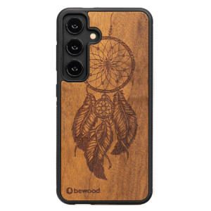 Drewniane Etui Bewood do Samsung Galaxy S25 FE 5G ŁAPACZ SNÓW IMBUIA