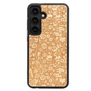 Drewniane Etui Bewood do Samsung Galaxy S25 FE 5G KWIATY POLNE ANIEGRE