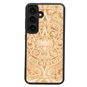 Drewniane Etui Bewood do Samsung Galaxy S25 FE 5G KALENDARZ AZTECKI ANIEGRE