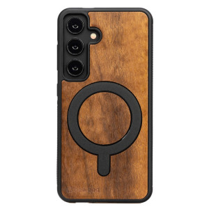 Drewniane Etui Bewood do Samsung Galaxy S25 FE 5G IMBUIA z MagSafe