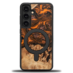 Etui Bewood Unique do Samsung Galaxy S25 FE 5G - Orange z MagSafe