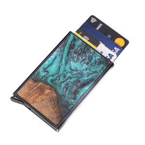 Etui na karty Bewood Unique - Turquoise