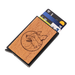 Etui na karty Bewood Lis Merbau