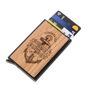 Etui na karty Bewood Kotwica Dąb