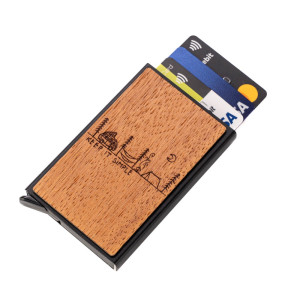 Etui na karty Bewood Keep it simple Merbau