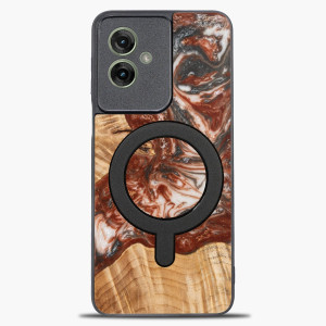 Etui Bewood Unique do Motorola G55 5G - Planets - Wenus z MagSafe