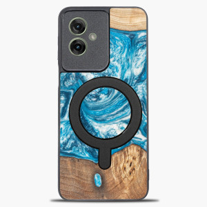 Etui Bewood Unique do Motorola G55 5G - Planets - Uran z MagSafe