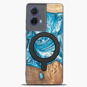 Etui Bewood Unique do Motorola G85 5G - Planets - Uran z MagSafe
