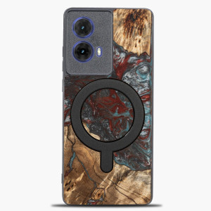 Etui Bewood Unique do Motorola G85 5G - Planets - Pluton z MagSafe