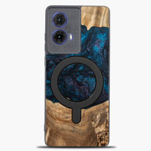 Etui Bewood Unique do Motorola G85 5G - Planets - Neptun z MagSafe
