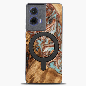 Etui Bewood Unique do Motorola G85 5G - Planets - Jowisz z MagSafe