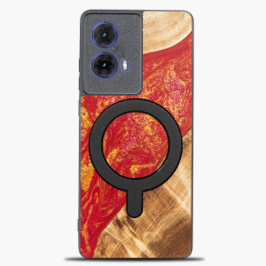 Etui Bewood Unique do Motorola G85 5G - Neons - Paris z MagSafe