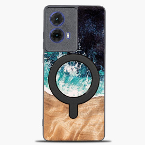 Etui Bewood Unique do Motorola G85 5G - Dream Island z MagSafe