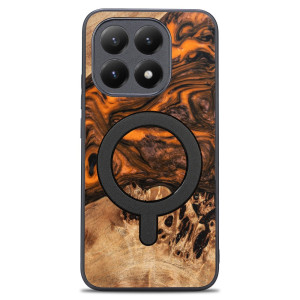 Etui Bewood Unique do Xiaomi 15T - Orange z MagSafe