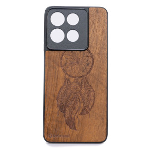 Drewniane Etui Bewood do Motorola G86 5G ŁAPACZ SNÓW IMBUIA