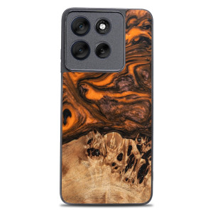 Etui Bewood Unique do Motorola G86 5G - Orange