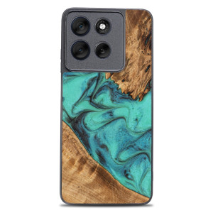Etui Bewood Unique do Motorola G56 5G - Turquoise