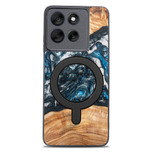 Etui Bewood Unique do Motorola G56 5G - Planets - Ziemia z MagSafe