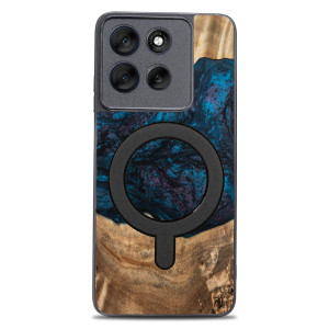 Etui Bewood Unique do Motorola G86 5G - Planets - Neptun z MagSafe