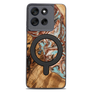 Etui Bewood Unique do Motorola G86 5G - Planets - Jowisz z MagSafe