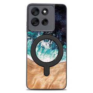 Etui Bewood Unique do Motorola G86 5G - Dream Island z MagSafe