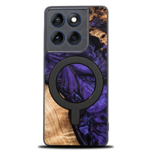 Etui Bewood Unique do Motorola Edge 70 - Violet z MagSafe