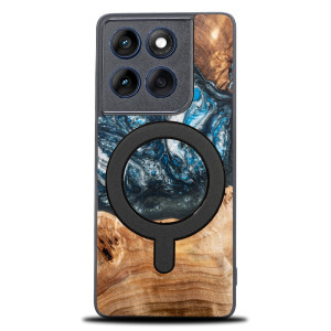 Etui Bewood Unique do Motorola Edge 70 - Planets - Ziemia z MagSafe