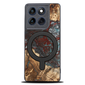 Etui Bewood Unique do Motorola Edge 70 - Planets - Pluton z MagSafe