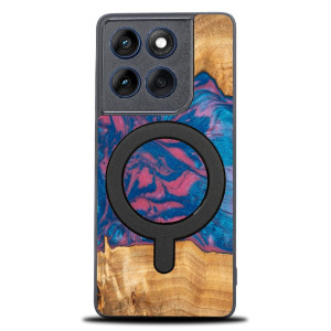 Etui Bewood Unique do Motorola Edge 70 - Neons - Vegas z MagSafe