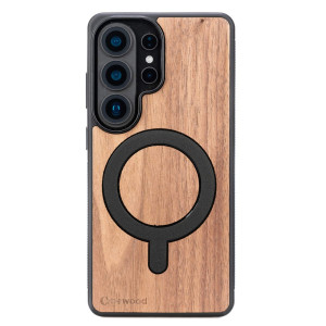 Drewniane Etui Bewood do Samsung Galaxy S26 Ultra ORZECH AMERYKAŃSKI z MagSafe
