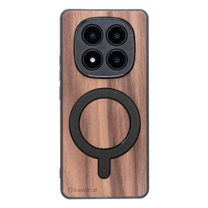 Drewniane Etui Bewood do Xiaomi Redmi Note 15 5G ORZECH AMERYKAŃSKI z MagSafe