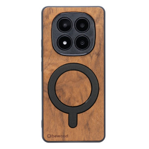 Drewniane Etui Bewood do Xiaomi Redmi Note 15 5G IMBUIA z MagSafe