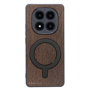 Drewniane Etui Bewood do Xiaomi Redmi Note 15 5G DĄB WĘDZONY z MagSafe