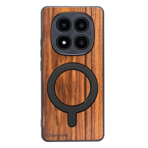 Drewniane Etui Bewood do Xiaomi Redmi Note 15 Pro Plus 5G PALISANDER SANTOS z MagSafe