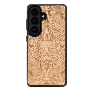Drewniane Etui Bewood do Samsung Galaxy A57 5G KALENDARZ AZTECKI ANIEGRE