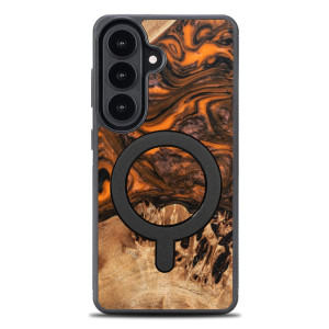 Etui Bewood Unique do Samsung Galaxy A57 5G - Orange z MagSafe