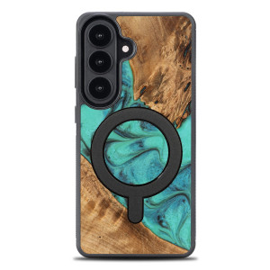 Etui Bewood Unique do Samsung Galaxy A37 5G - Turquoise z MagSafe