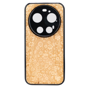 Drewniane Etui Bewood do Xiaomi 17 Ultra KWIATY POLNE ANIEGRE