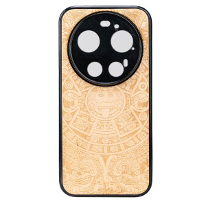 Drewniane Etui Bewood do Xiaomi 17 Ultra KALENDARZ AZTECKI ANIEGRE