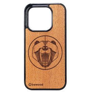 Drewniane Etui Bewood do Xiaomi 17 NIEDŹWIEDŹ MERBAU