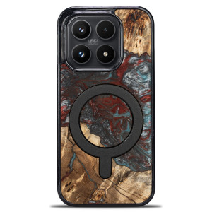 Etui Bewood Unique do Xiaomi 17 - Planets - Pluton z MagSafe